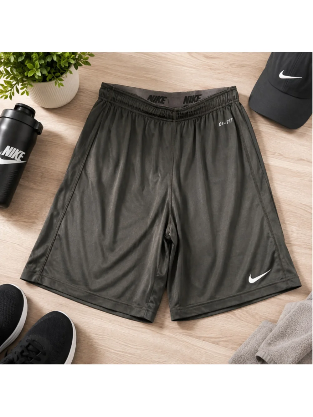 Men's Nike Athletic Shorts XL Black White